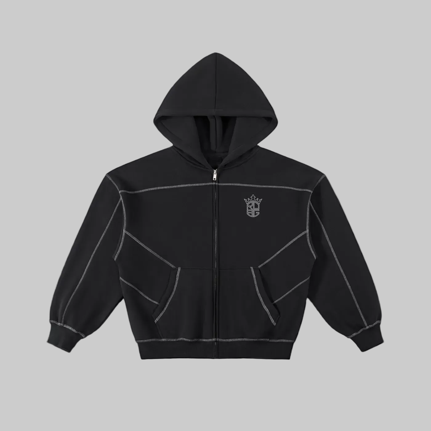 RBDG Royal Emblem Zip Hoodie